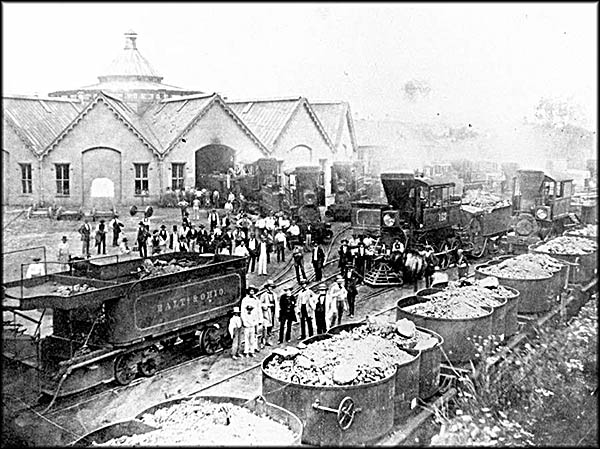 Baltimore & Ohio Railroad shops in Martinsburg, WV.
