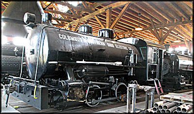 Age of Steam Roundhouse No. 2 uses superheated water under immense pressure that, when released, turned into steam and moved the engine. It could run for about eight hours before needed recharged.