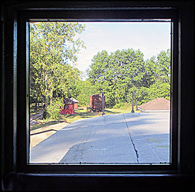 AuGlaize Village & Farm Museum Photo taken from the window of the caboose.
