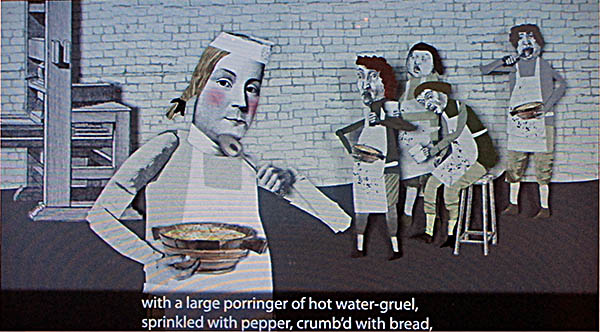 Benjamin Franklin Museum This is one of the animations found throughout the museum.