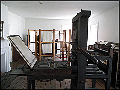 Old Economy Village Print Shop