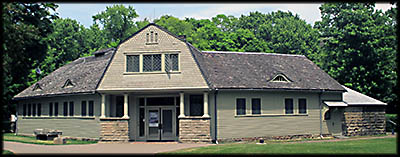 President James A. Garfield House The Visitors’ Center was once a carriage house.