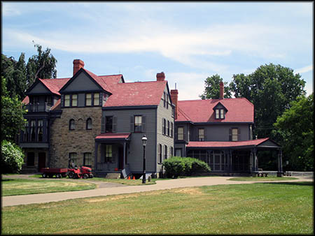 President James A. Garfield House Back of the Garfield House