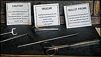 Historic Fort Steuben Medical Instruments