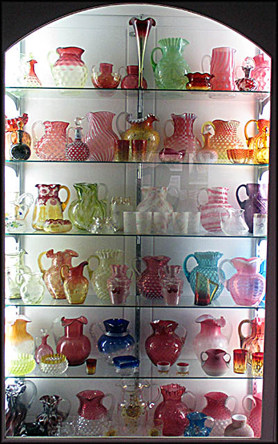 Hancock Historical Museum Pendelton Glass Collection