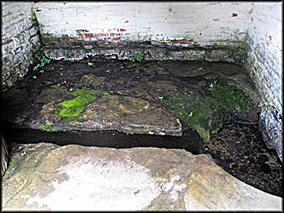 Johnston Farm and Indian Agency Inside the Spring House