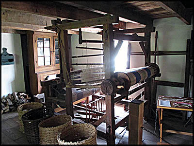 Johnston Farm and Indian Agency Inside the Spring House