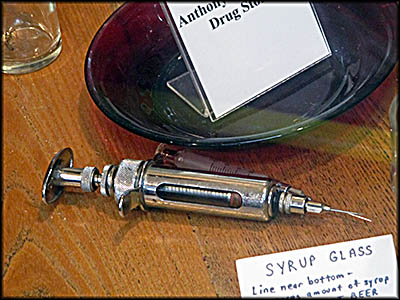 Montrose Historical & Telephone Pioneer Museum Syringe from the Pharmacy Exhibit