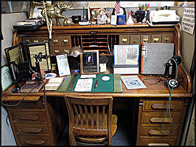 Montrose Historical & Telephone Pioneer Museum Wyman Jennings' Desk