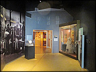 Maltz Museum of Jewish History Entrance to the “An American Story” exhibit