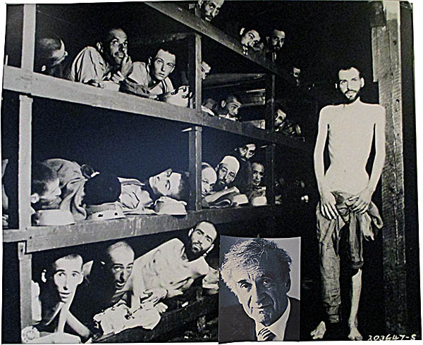 Motts Military Museum This photo by Sgt. Richard Kent was taken at Dachau. The insert is of  one of the prisoners in the photo's background year later.