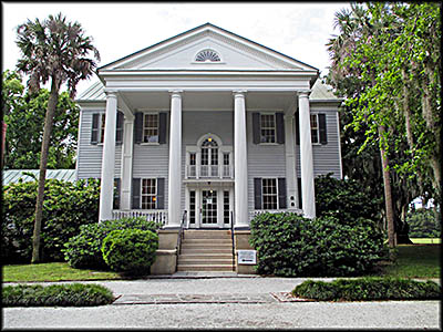 McLeod Plantation Historic Site This was originally the back of the main house, but it was designated as the front the 20th century
