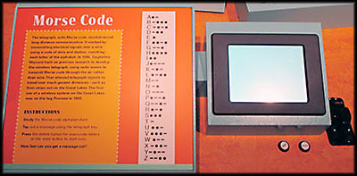 National Museum of the Great Lakes When you use the telegraph, what you sent shows up on the computer screen