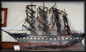 Fairport Harbor Lighthouse & Museum I would love to know more about this old metal model, but I didn’t see any information about it