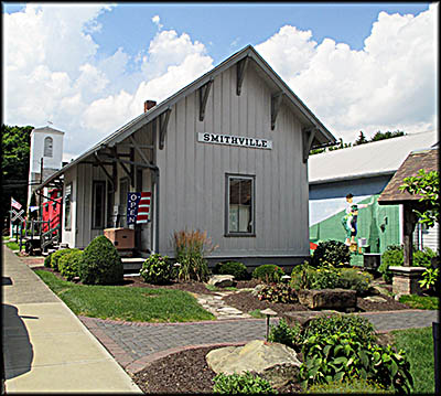 Pioneer Village Town Center Railroad Depot
