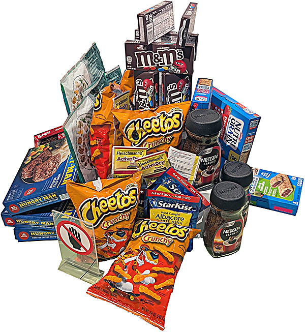 Science History Museum Many of the foods you see here were originally developed for the U.S. military.