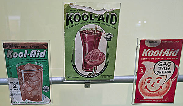 Science History Museum Kool-Aid has unnatural colors created by dyes, as do other modern foods. The trouble, some of them weren't safe, such as Red Dye No. 2.