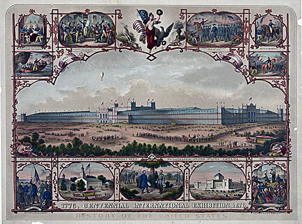 1876 Centennial Exhibit: "History of the United States"