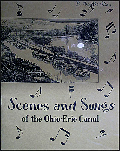 Canaday Center for Special Collections This collection of canal songs was compiled in 1952.