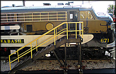 Mad River & NKP Railroad Museum This is one of the engines you can go into.